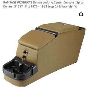 RAMPAGE PRODUCTS Deluxe Locking Center Console - Spice Denim Fits 1976 - 1983